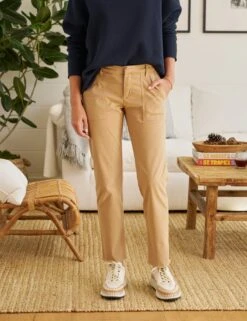 BLACKROCK Khaki, Italian Peached Twill