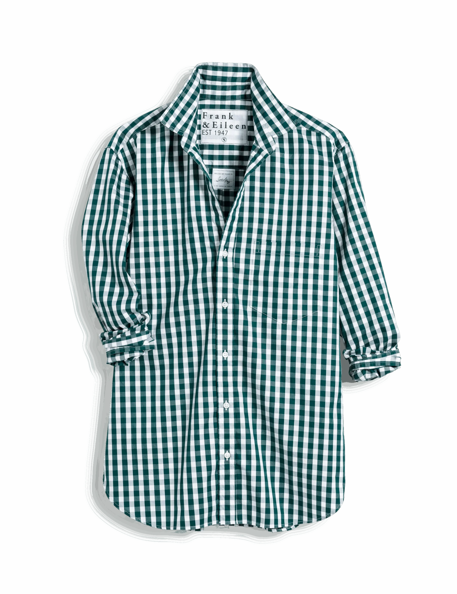 JOEDY Green Check, Classic Poplin - Image 4