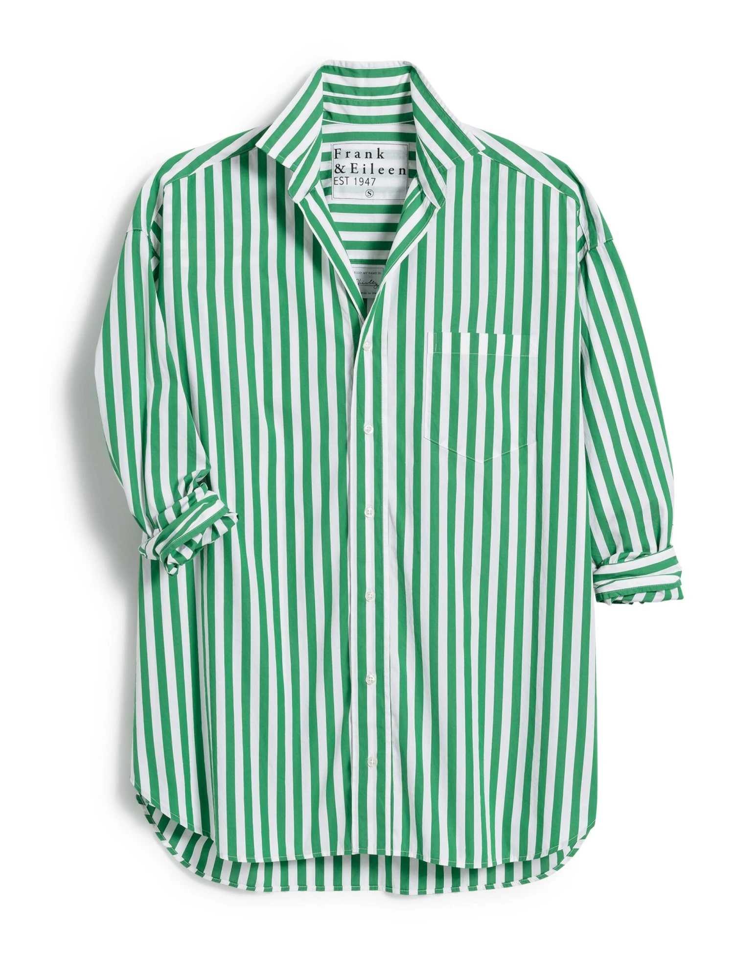 SHIRLEY Wide Green Stripe, Superluxe - Image 4